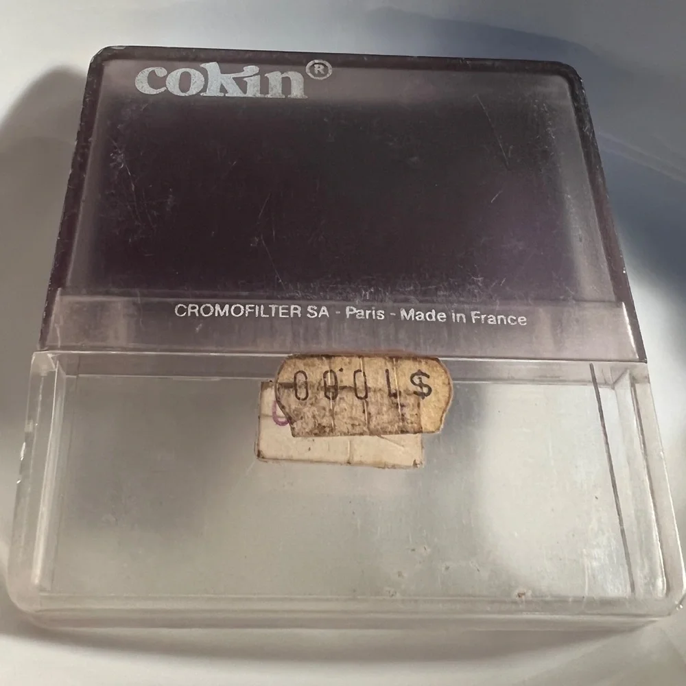 Vintage Cokin Paris Cromofilter SA Gradual B2 A123 Camera Filter Made in France